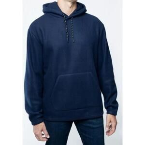Men's Lazer Navy Blue Hooded Sweatshirt - Size XL